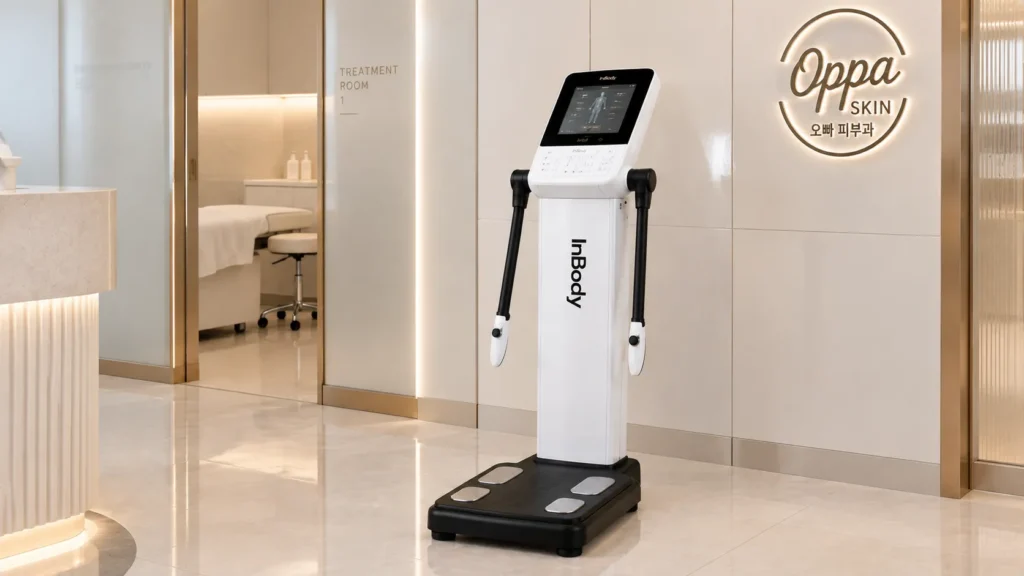 เครื่อง InBody ที่ใช้ประเมินองค์ประกอบร่างกาย
