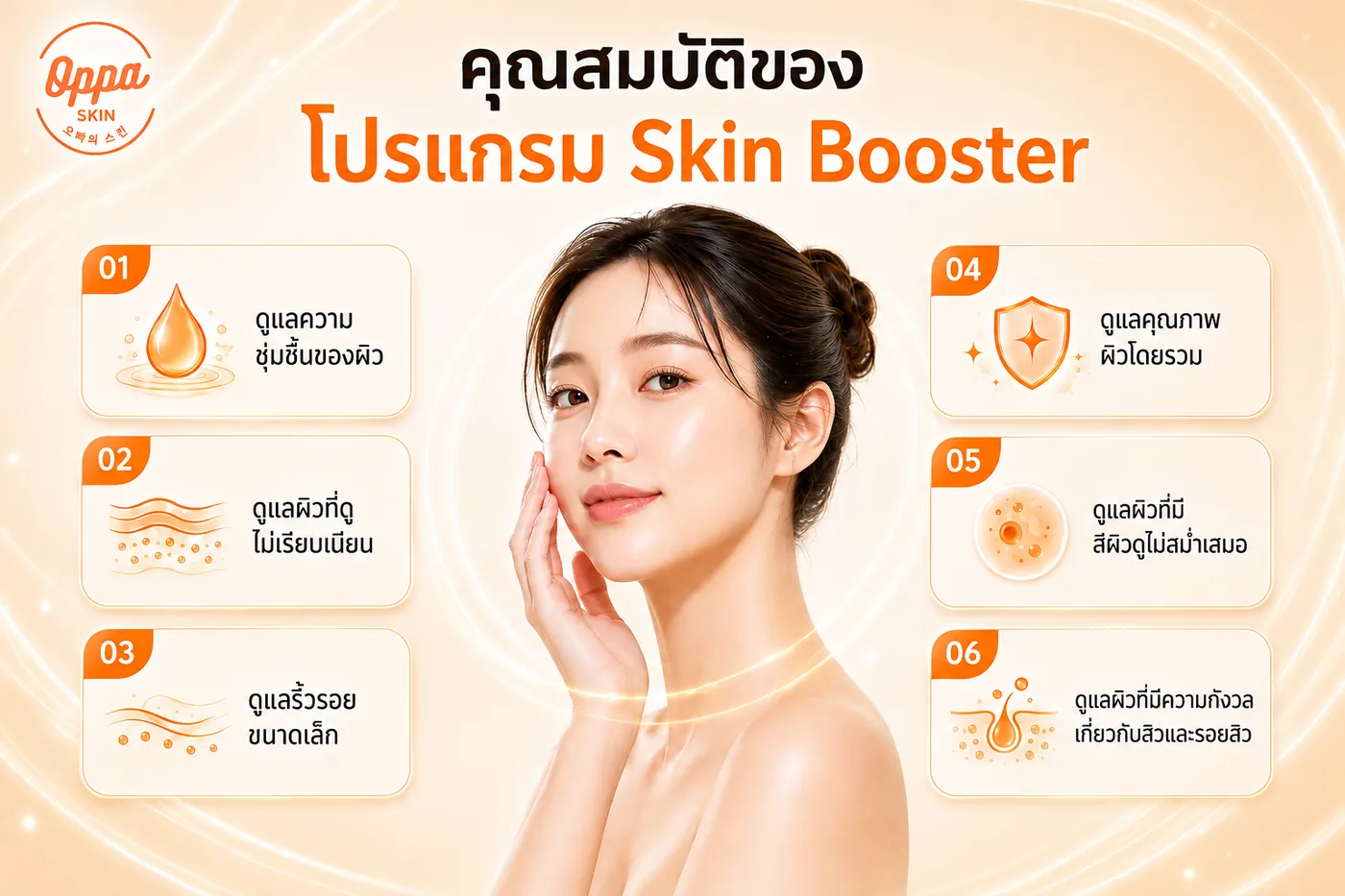 คุณสมบัติของโปรแกรม Skin Booster